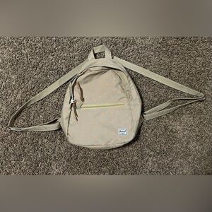 Herschel Small Backpack Beige & Orange